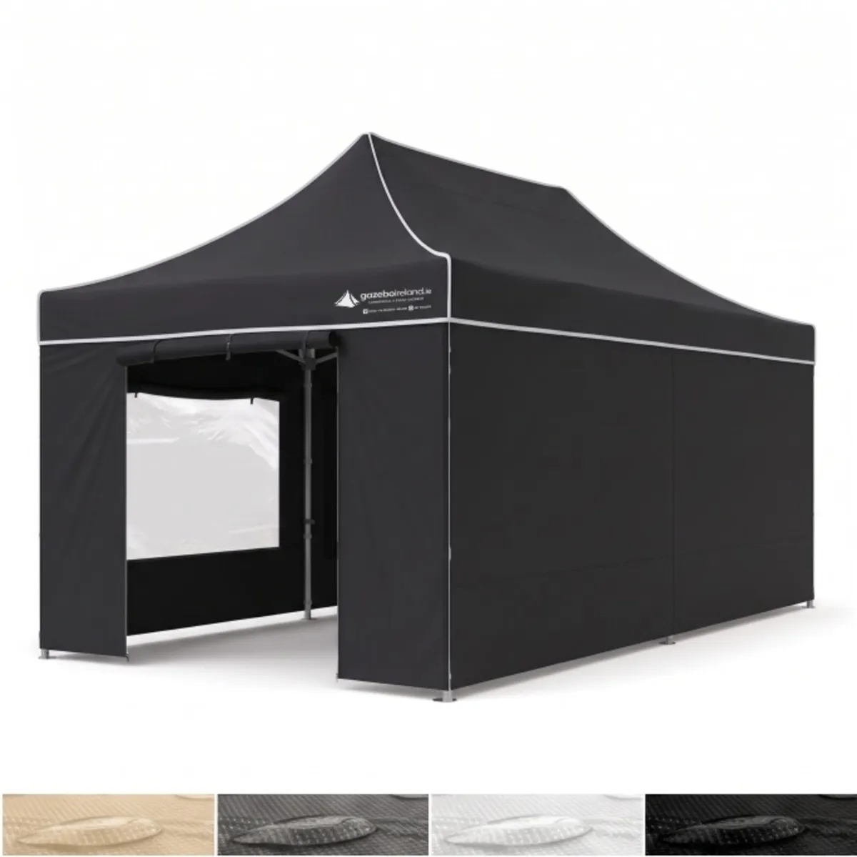 3x6m PRO Industrial *** pop up Gazebo Alu50Hex - Image 1