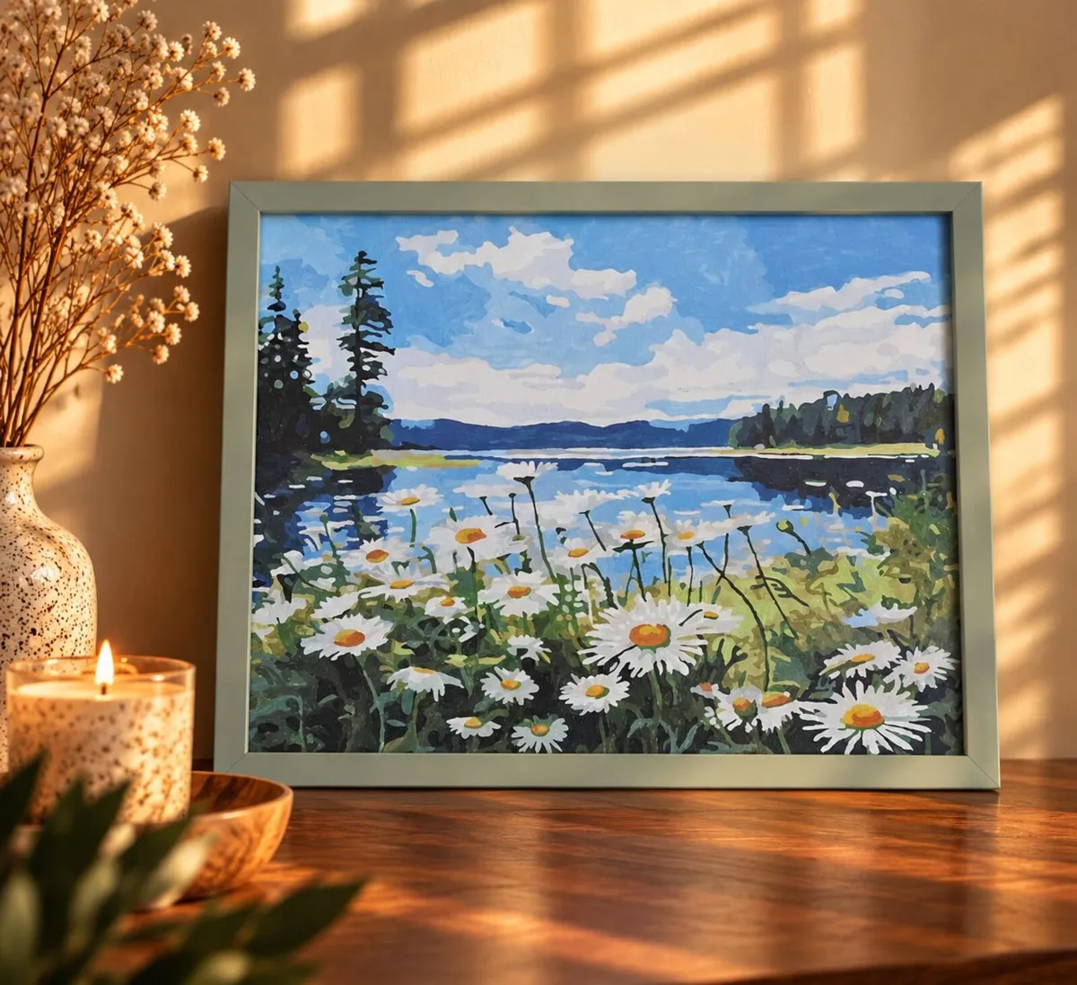Hand-Painted Acrylic Painting - Image 2