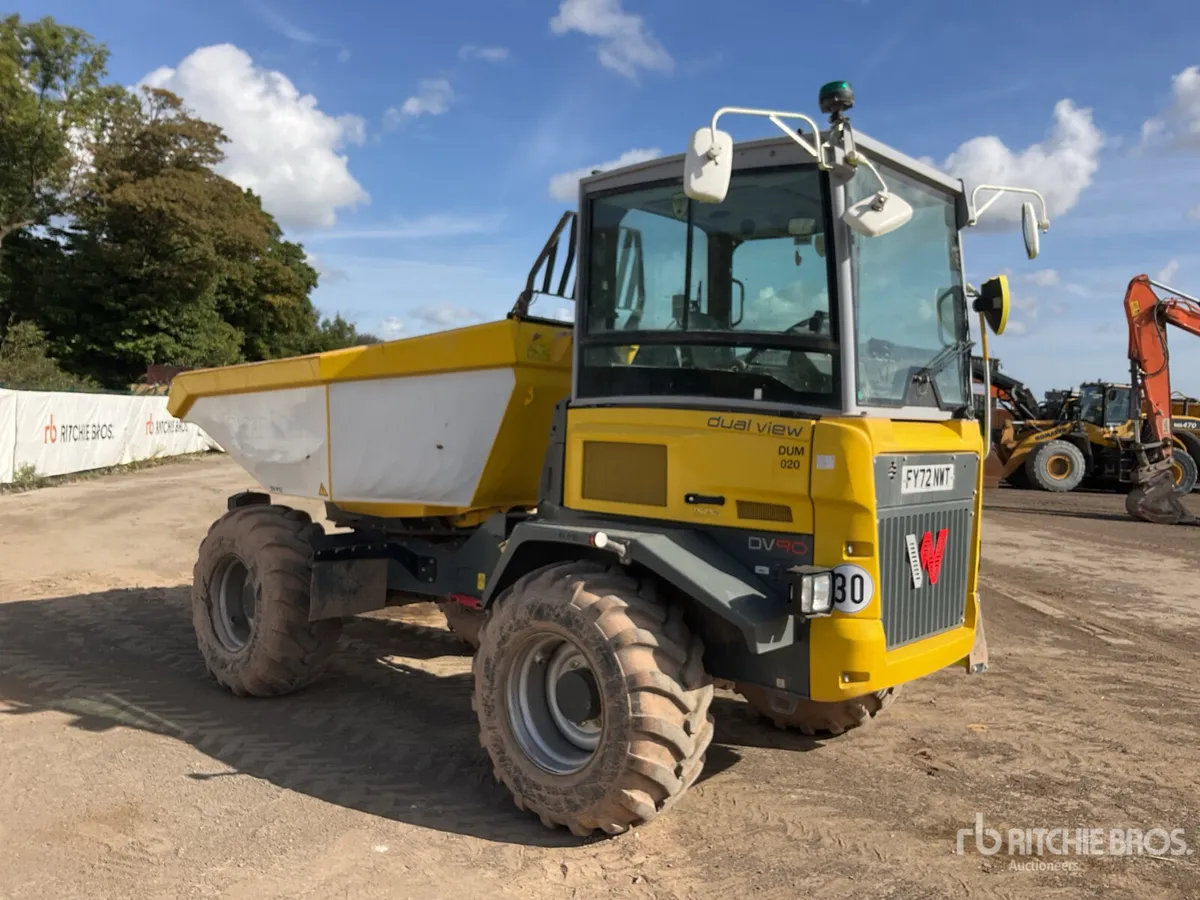 2022 Wacker Neusson DV90 9 ton 4x4 Swivel Dumper - Image 4