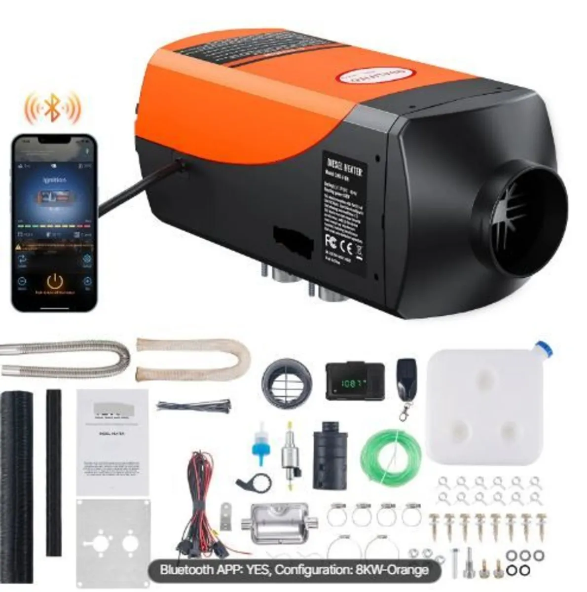 Bluetooth App Control Diesel Air Heater - Image 1