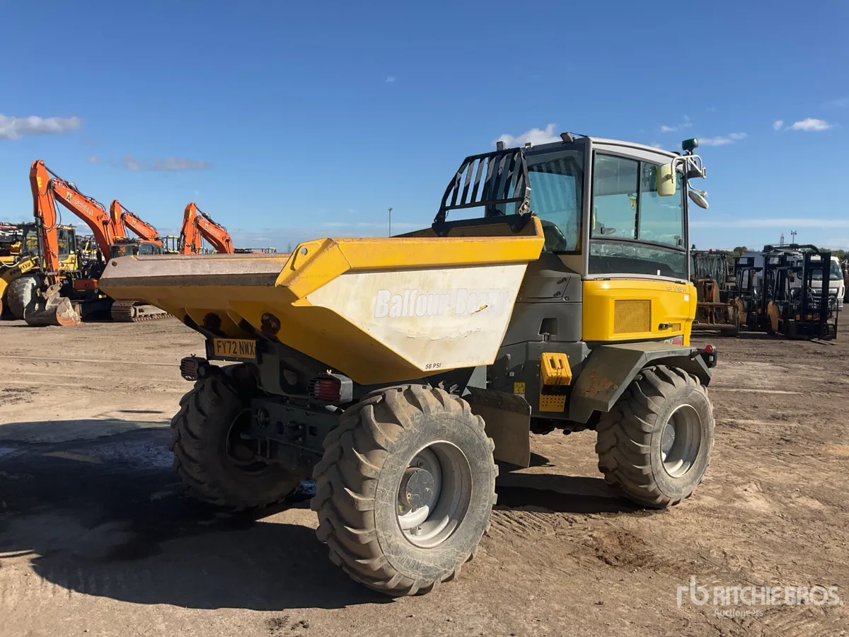2022 Wacker Neuson DV90 9 ton 4x4 Swivel Dumper - Image 3