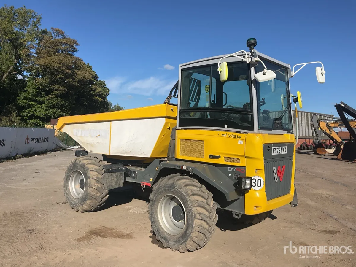 2022 Wacker Neuson DV90 9 ton 4x4 Swivel Dumper - Image 4
