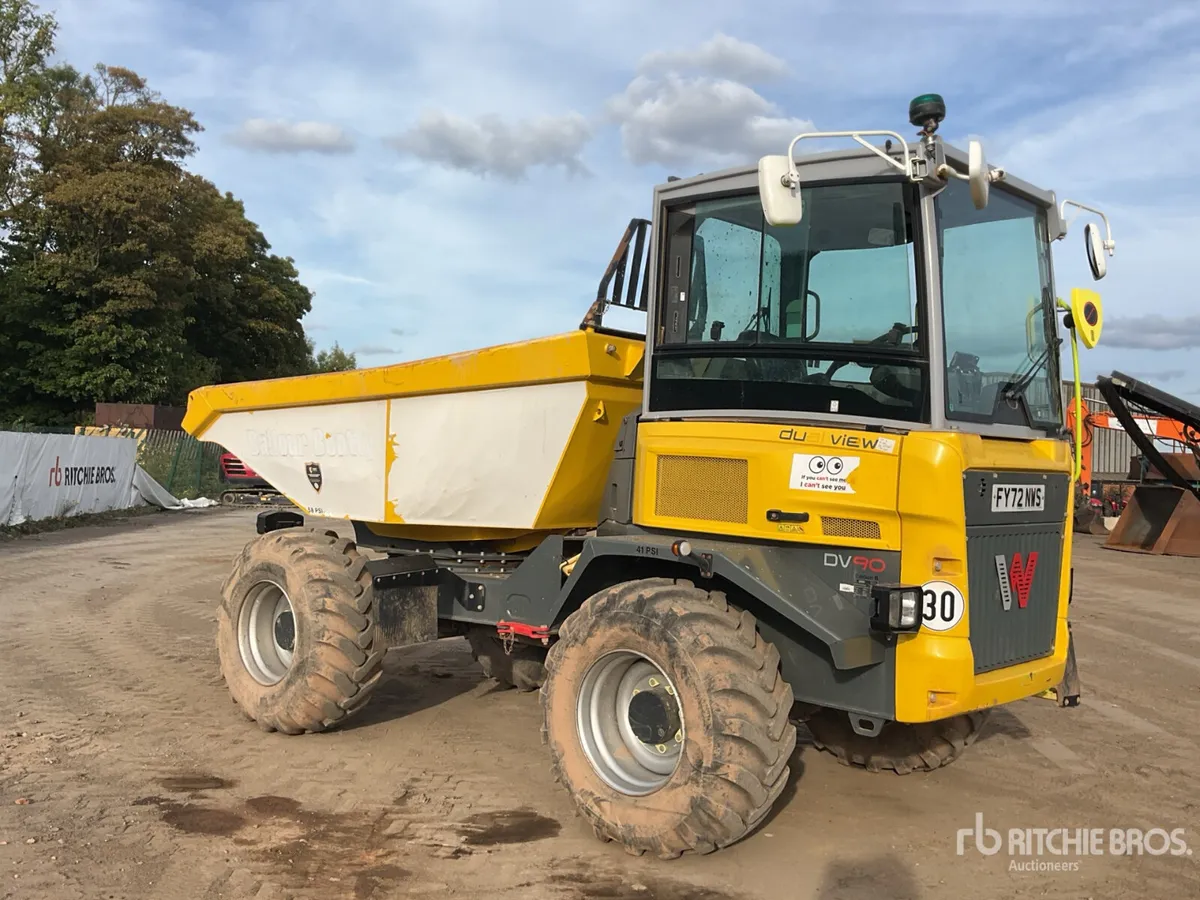 2022 Wacker Neuson DV90 9 ton 4x4 Swivel Dumper - Image 4