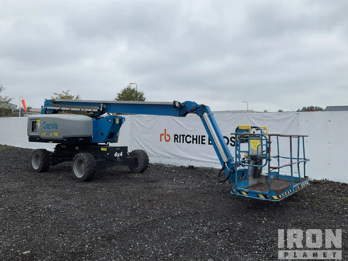 2021 Genie S-60J 4WD Diesel Telescopic Boom Lift - Image 4