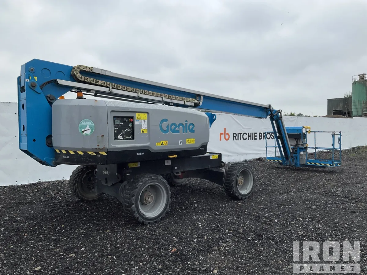 2021 Genie S-60J 4WD Diesel Telescopic Boom Lift - Image 3