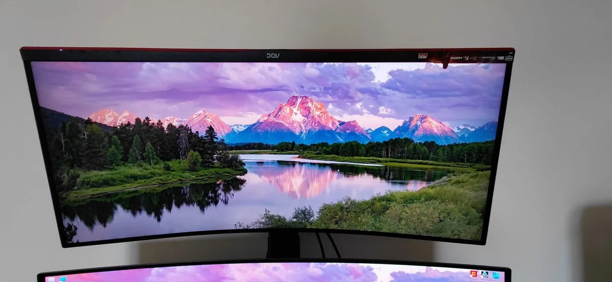 AOC 34" WQHD Curved Ultrawide Monitor 180HZ | CU34 - Image 1
