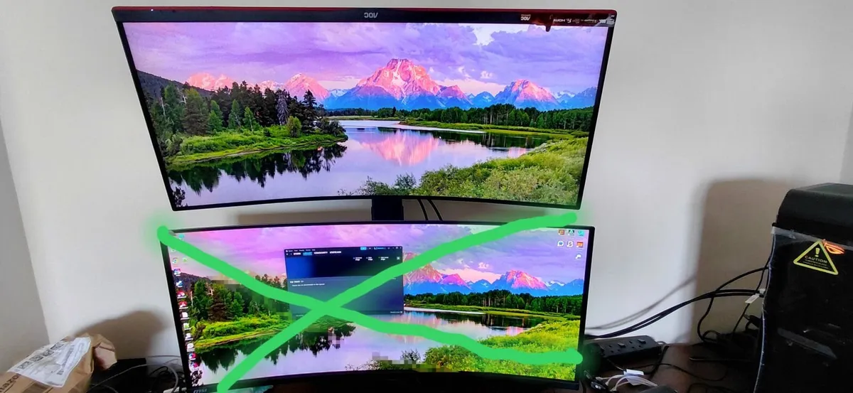 AOC 34" WQHD Curved Ultrawide Monitor 180HZ | CU34 - Image 3