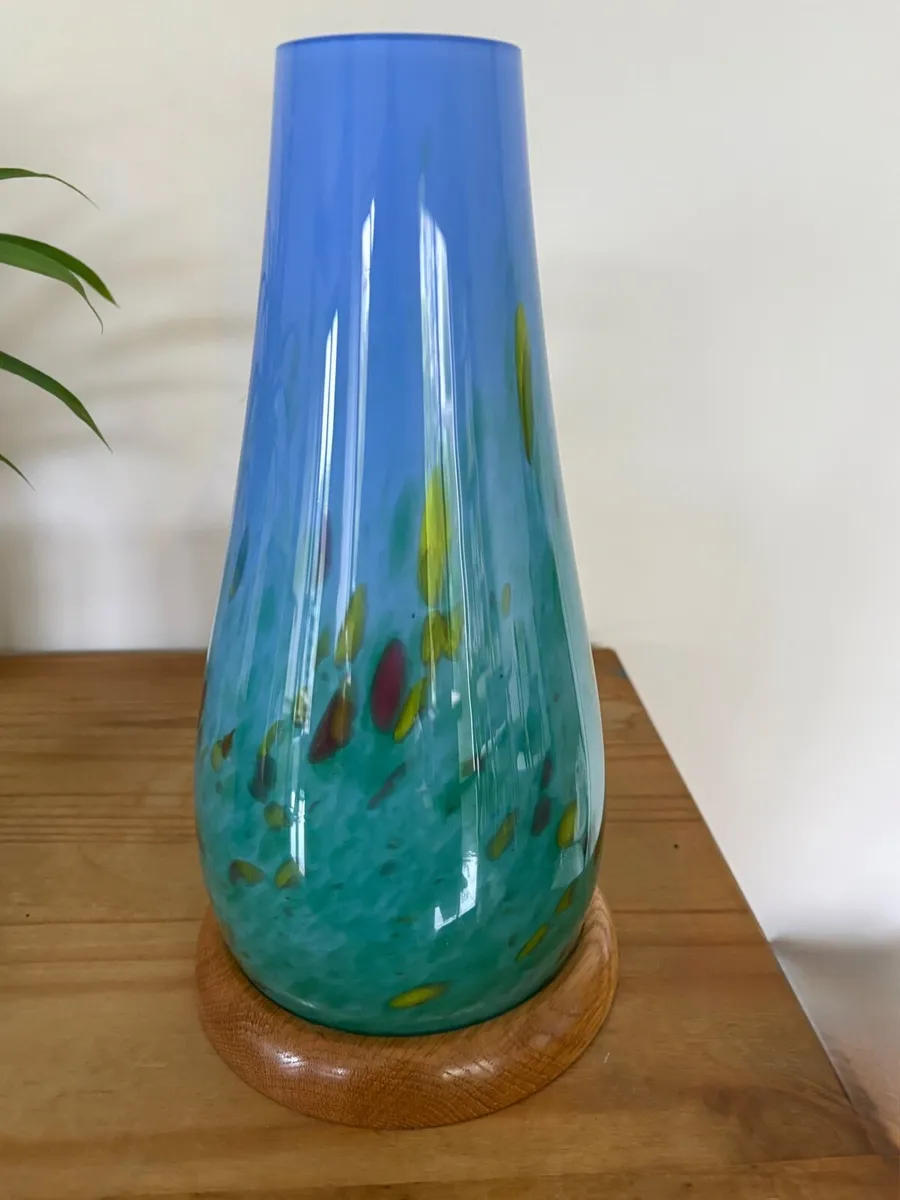 Irish Handmade Glass Company Lamp - Image 1