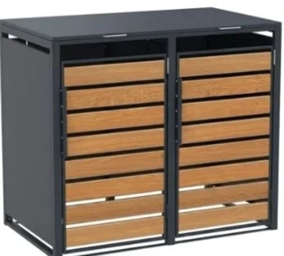 Double Wheelie Bin Storage Unit - Image 2