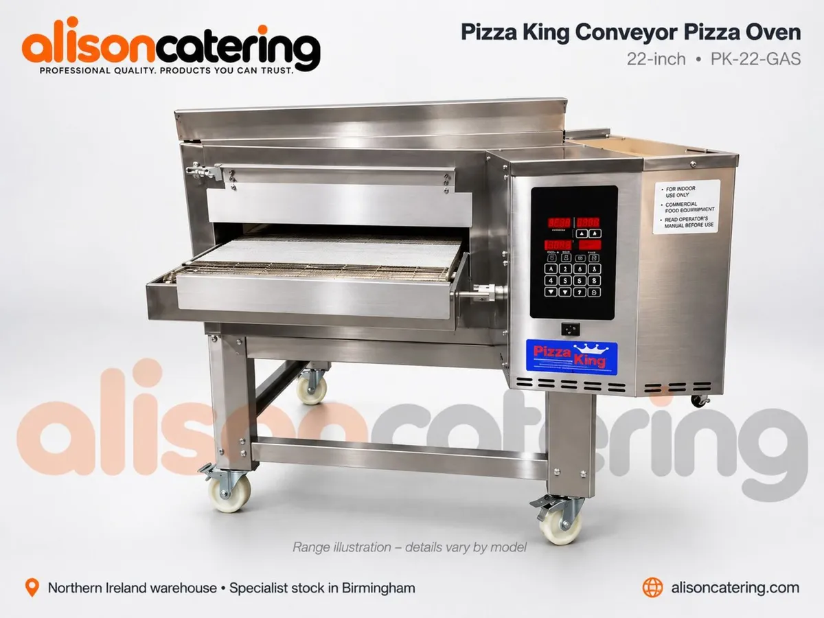 Commercial Pizza Ovens - Twin Deck & Conveyor - Image 4