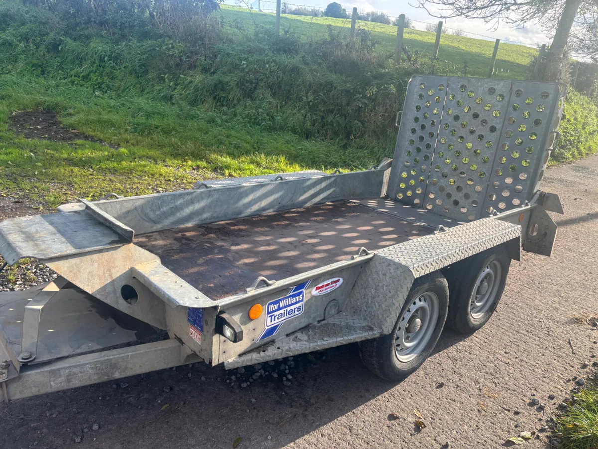 Ifor williams 9ft x 4ft plant trailer - Image 2