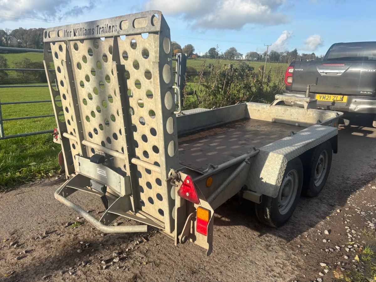 Ifor williams 9ft x 4ft plant trailer - Image 4