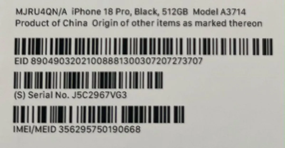 Apple iPhone 18 Pro - Image 3