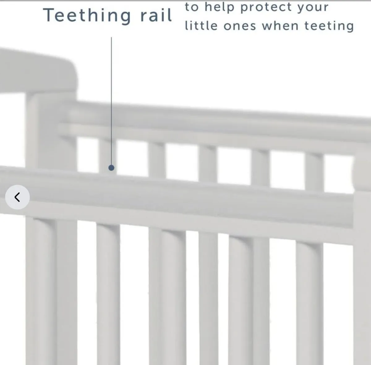 2 Grey Starlight Cots by Baby Elegance - Image 2