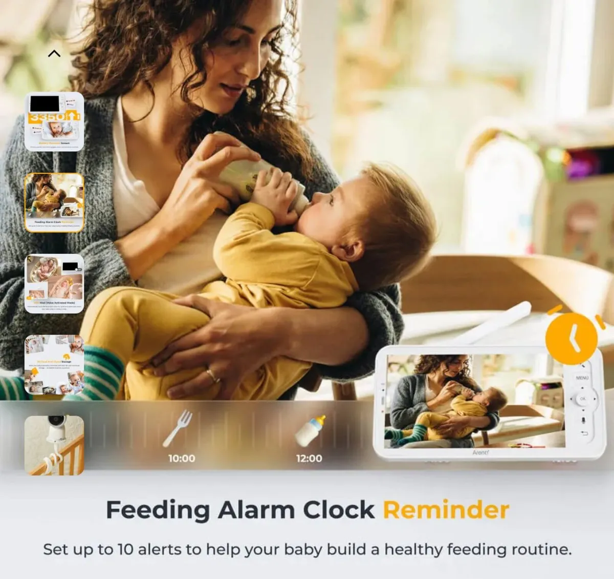 Home / Arenti 2K UHD Video Pan & Tilt Baby Monitor - Image 4