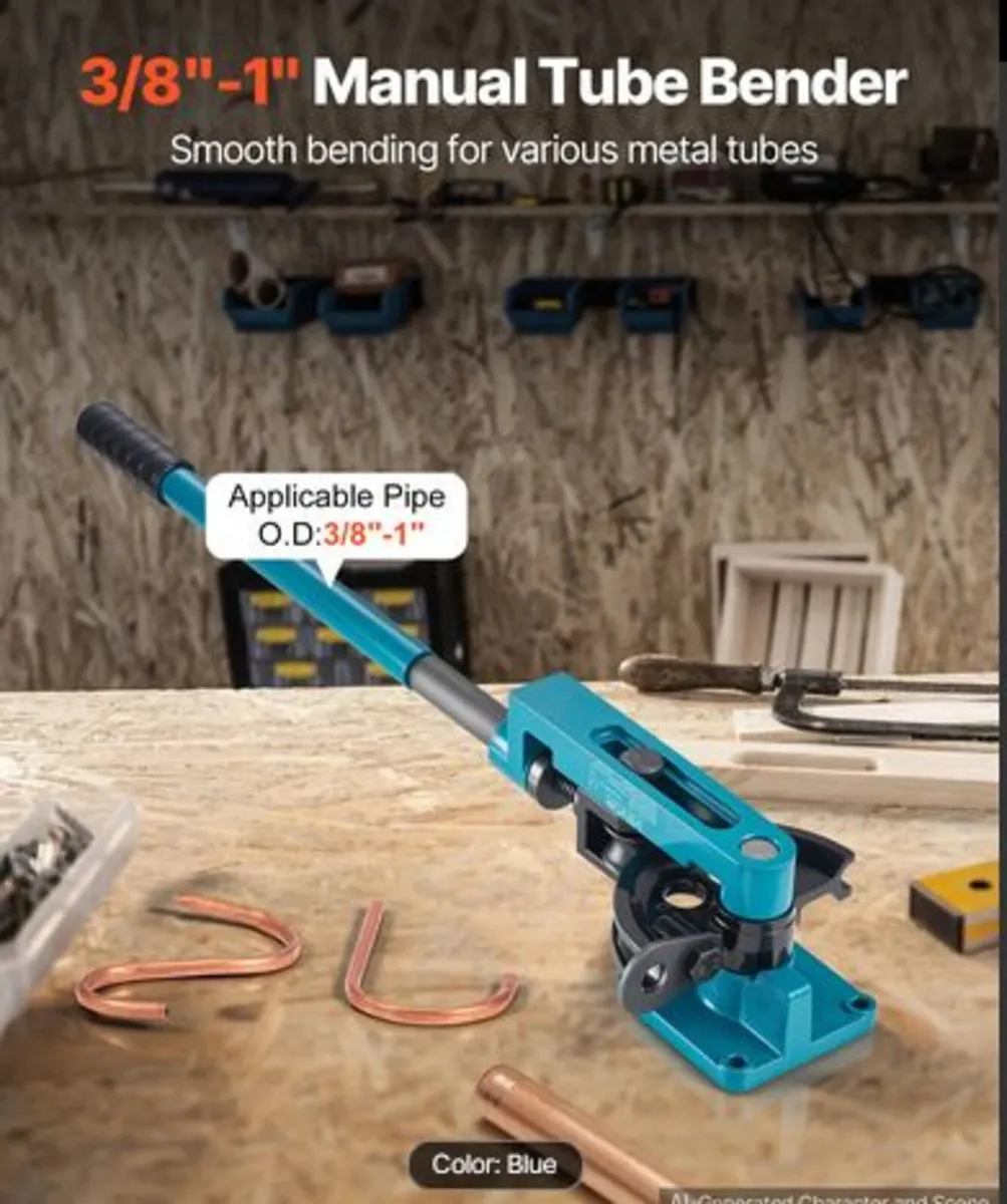 Pipe Bender 3/8 to 1 Inch Pipe Tubing Bender Tube - Image 2