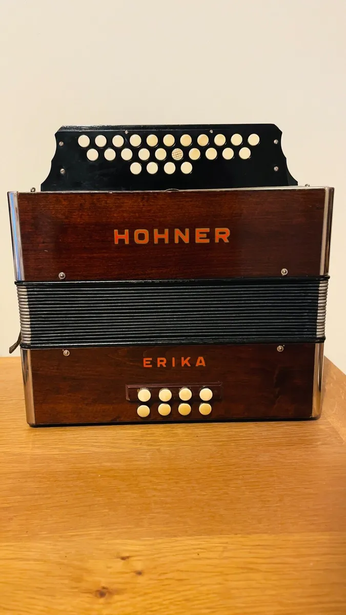 Vintage Hohner Erica Bb/Eb 2 1/2 row Accordion - Image 1