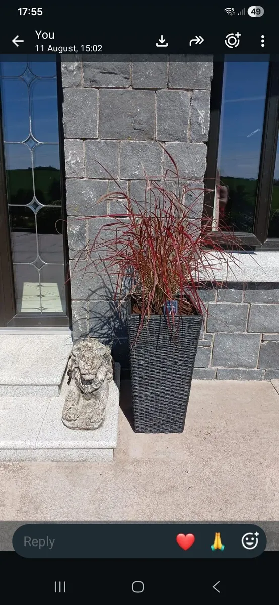 Jysk Tall garden planters x 28 - Image 1