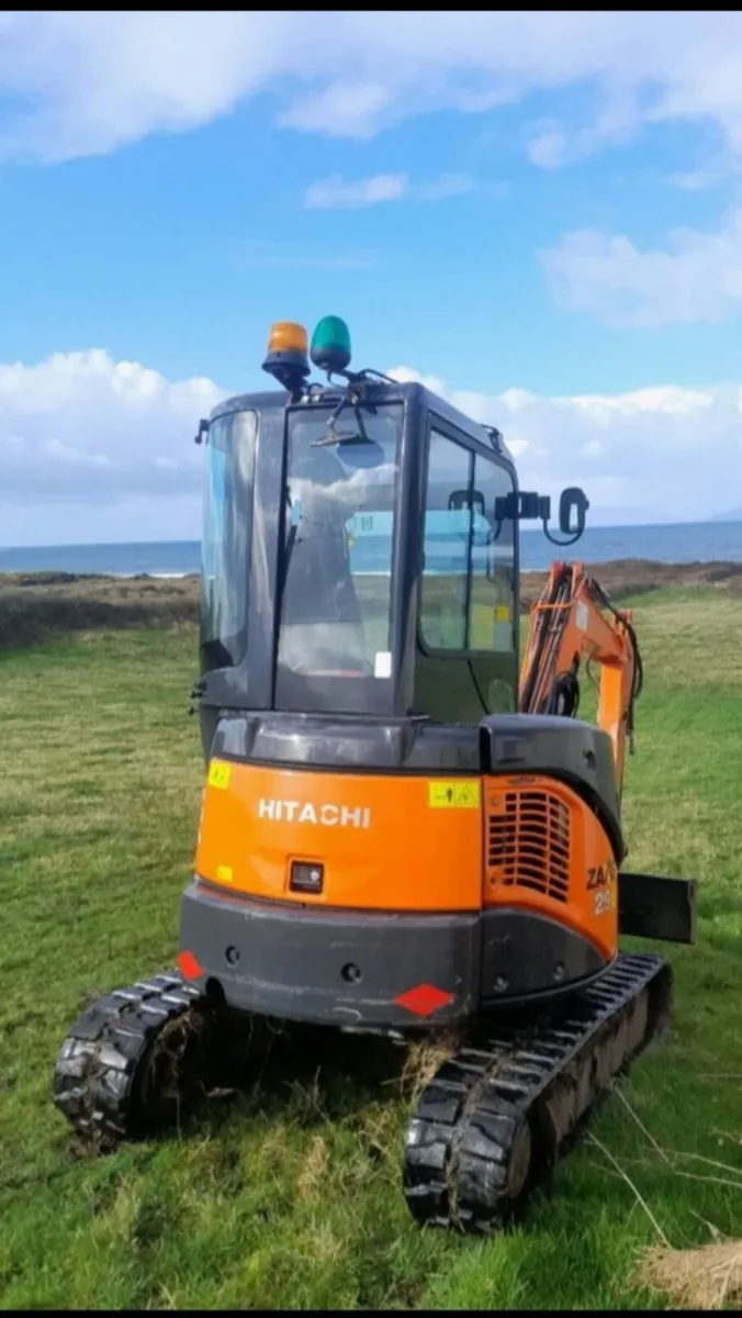 MINI DIGGER WITH DRIVER HIRE - Image 1