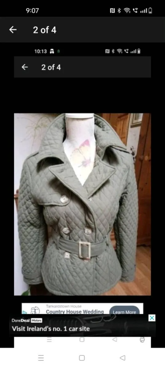 Ladies Dunne stores green jacket like new size 12 - Image 1