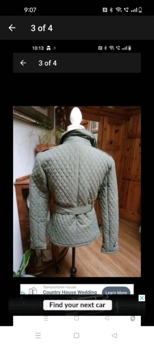 Ladies Dunne stores green jacket like new size 12 - Image 2