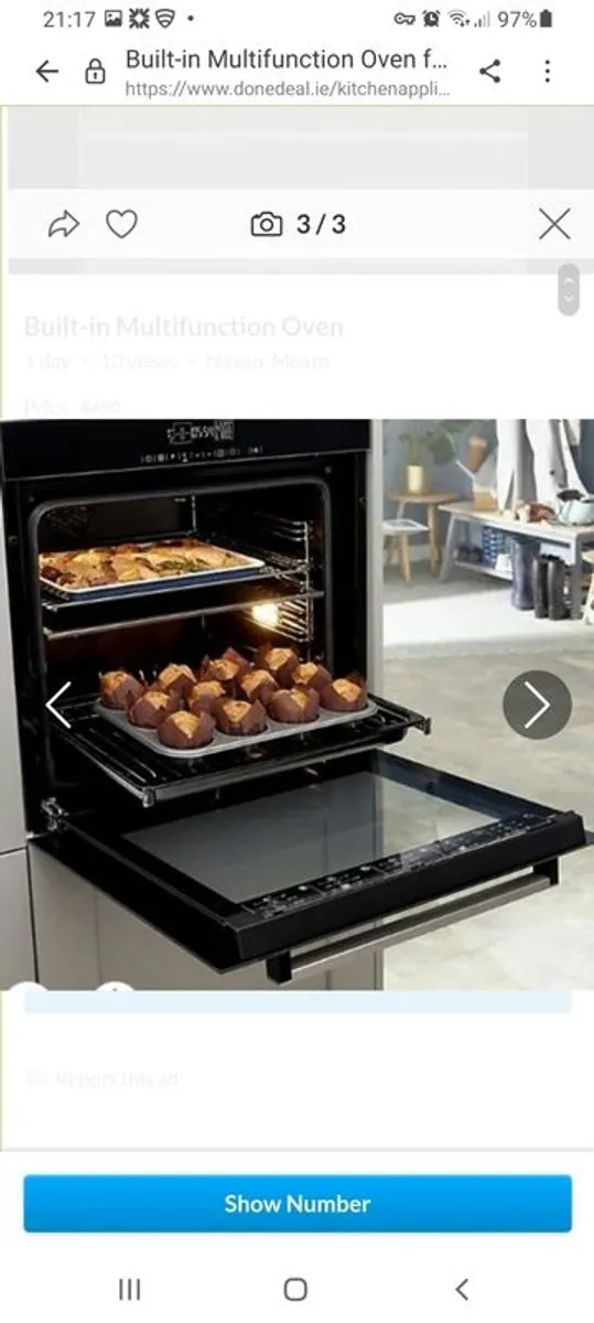 Beko built in multifunction oven - Image 3