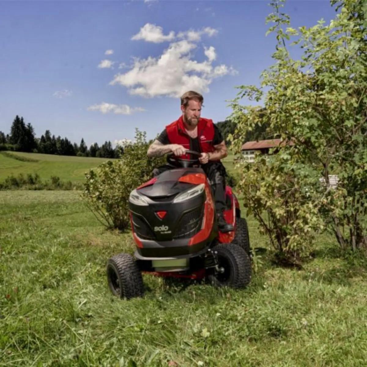 SOLO BY ALKO T15 93.3 TRACTOR MOWER - Image 3