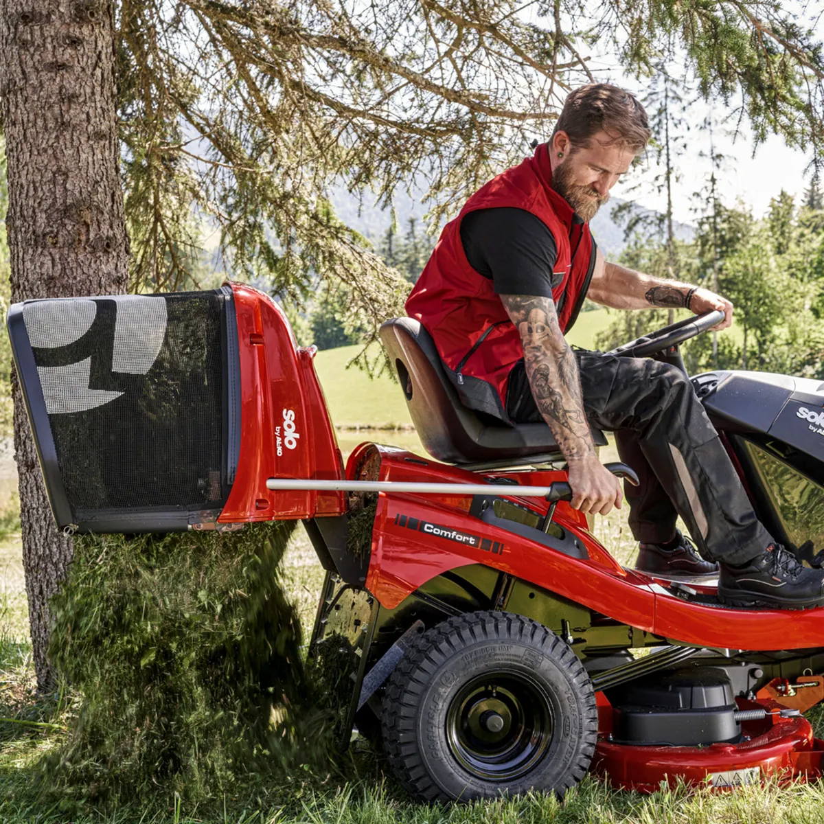 SOLO BY ALKO T15 93.3 TRACTOR MOWER - Image 4