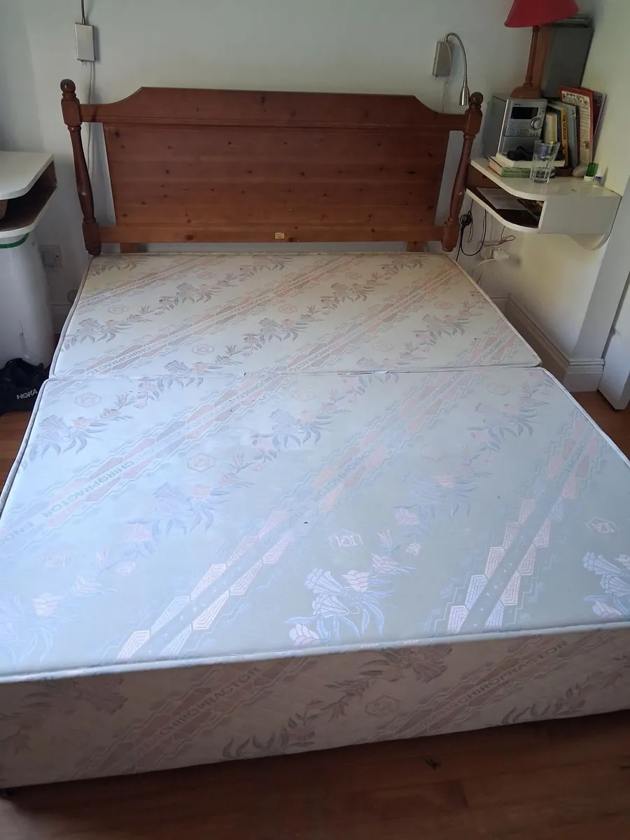 Bed base and headboard - Image 2