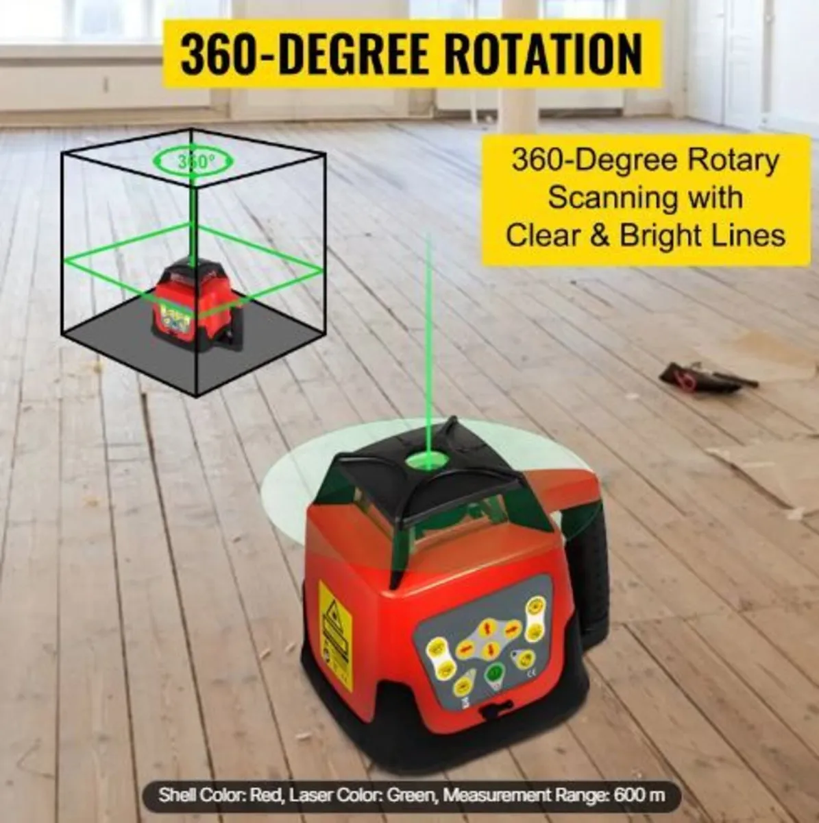 Green Rotary Laser Level Kit - Image 2