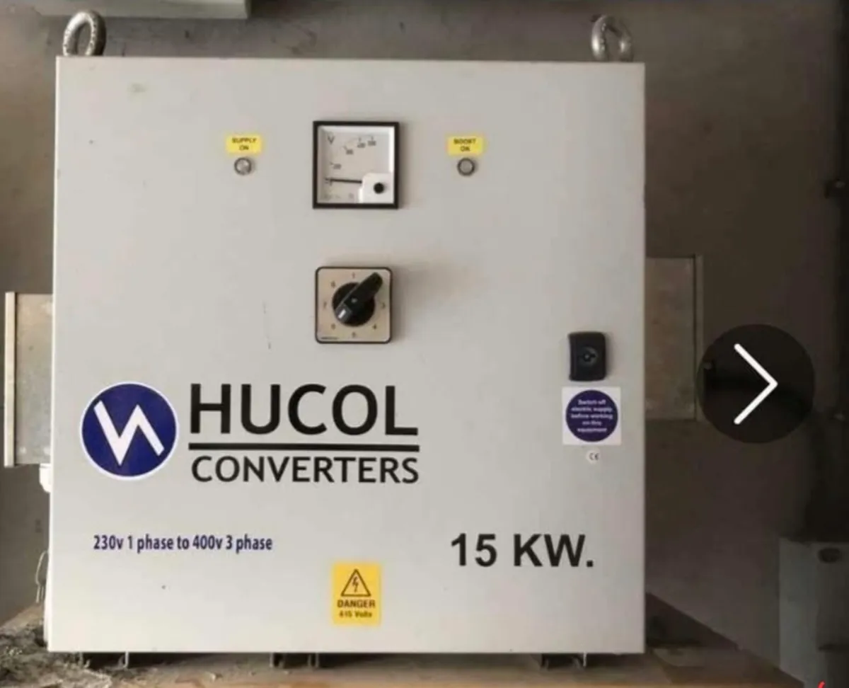 Hucol 15kw 3 phase Rotary Convertor