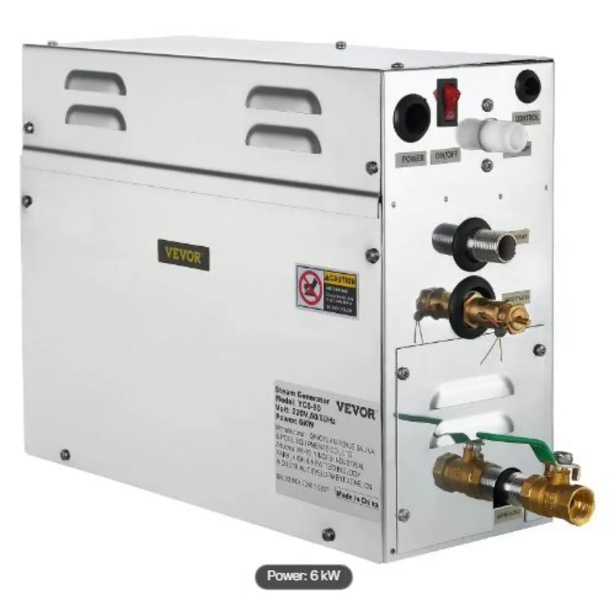 6KW Sauna Bath Steamer - Image 1