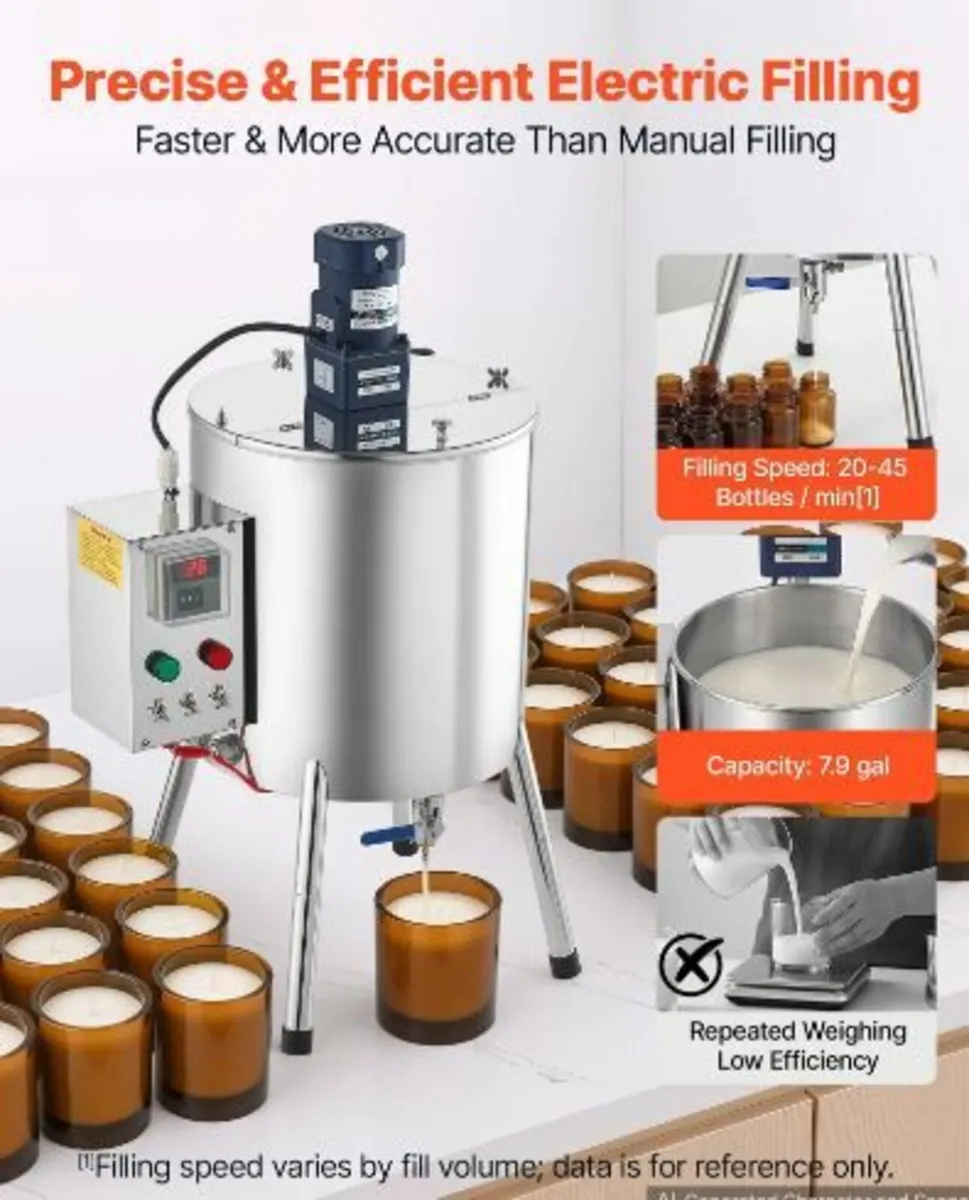 Liquid Filling Machine, 30 L Hopper - Image 2