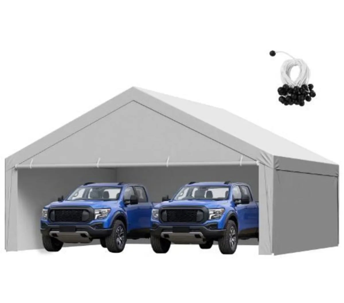 Carport Replacement Canopy, 6 x 6 m Potable - Image 3
