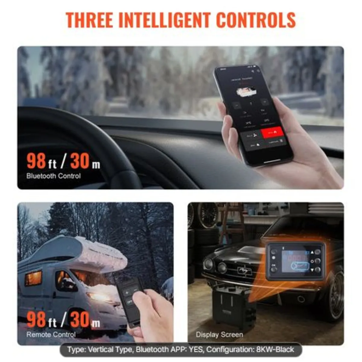 5-8KW Diesel Heater, 12V/24V All in One Diesel Air - Image 4