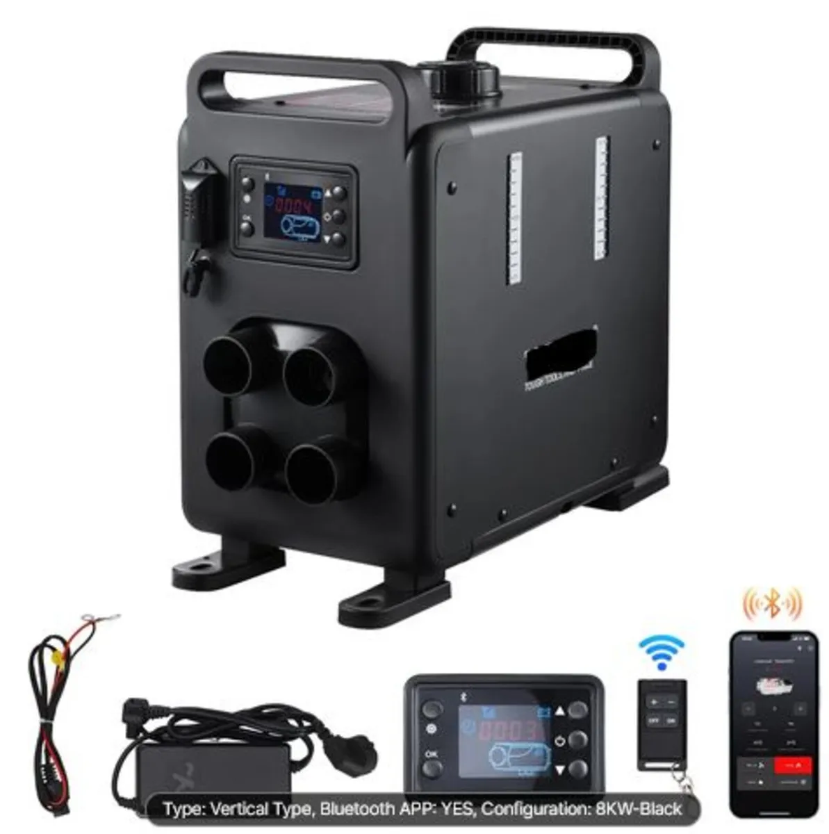 5-8KW Diesel Heater, 12V/24V All in One Diesel Air - Image 1