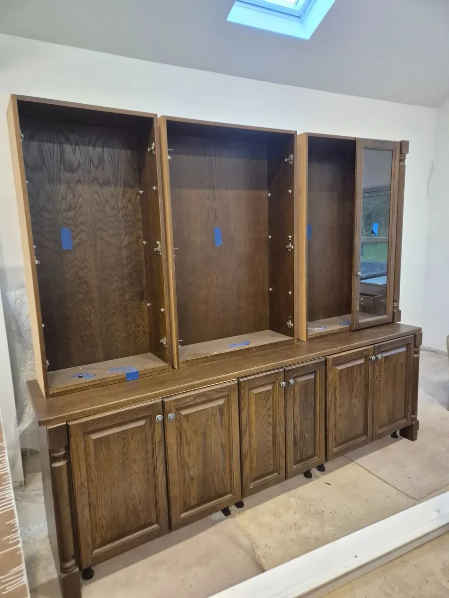 Office Desk with Wall Unit. Office Chair included. - Image 1