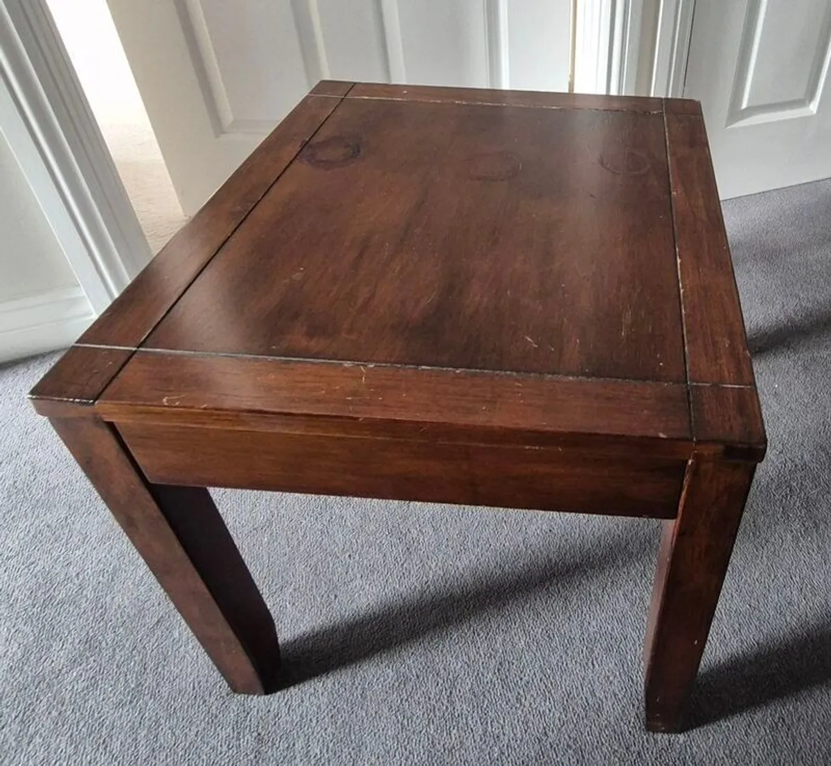 Solid Wooden Side Table - Image 2
