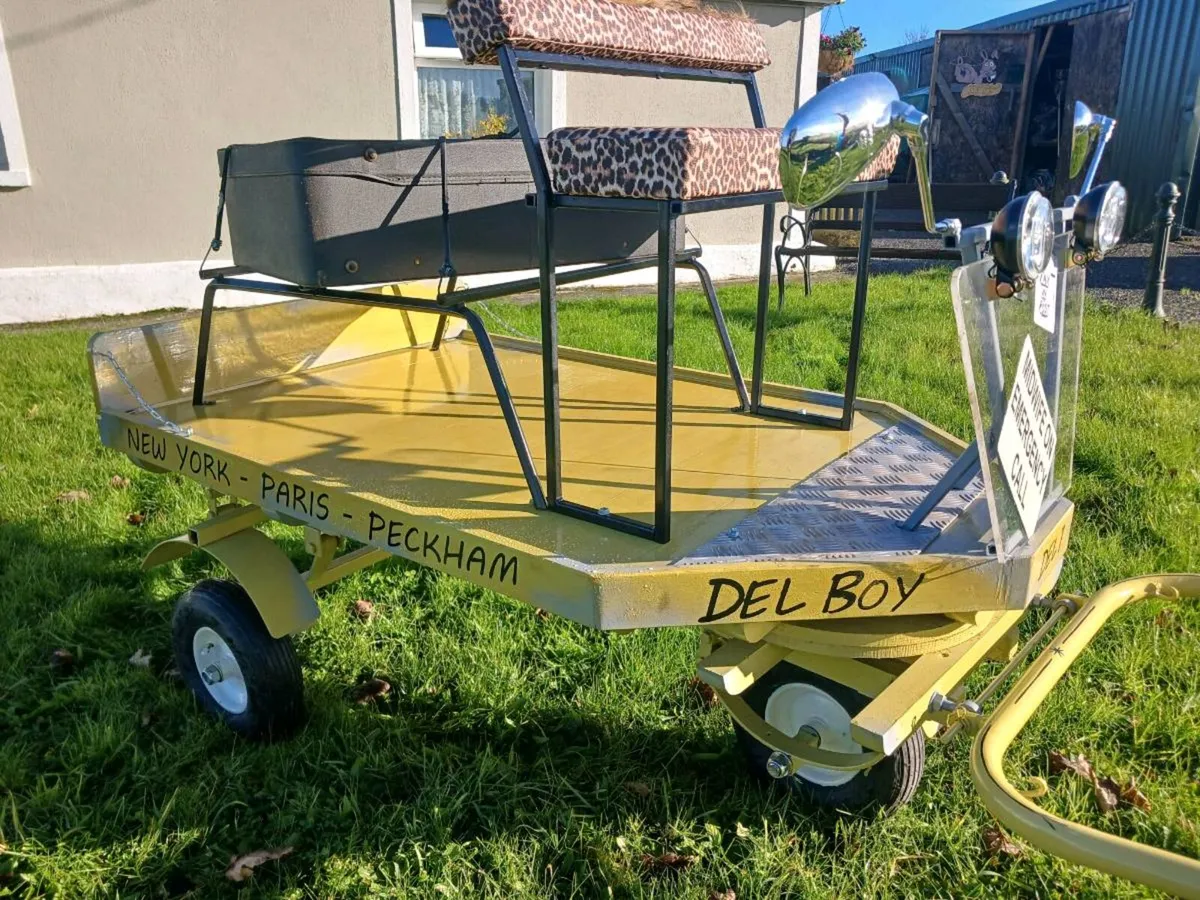 3 wheel Del Boy style Shetland pony cart - Image 3