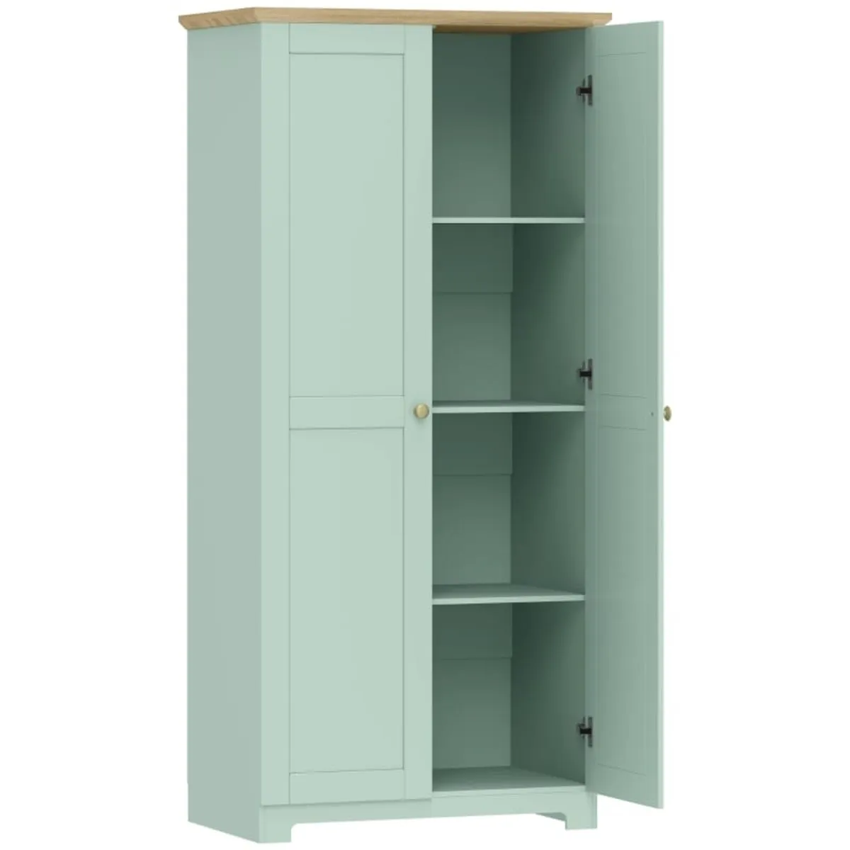 Kitchen Cupboard, 172cm Freestanding Storage Cabin - Image 1