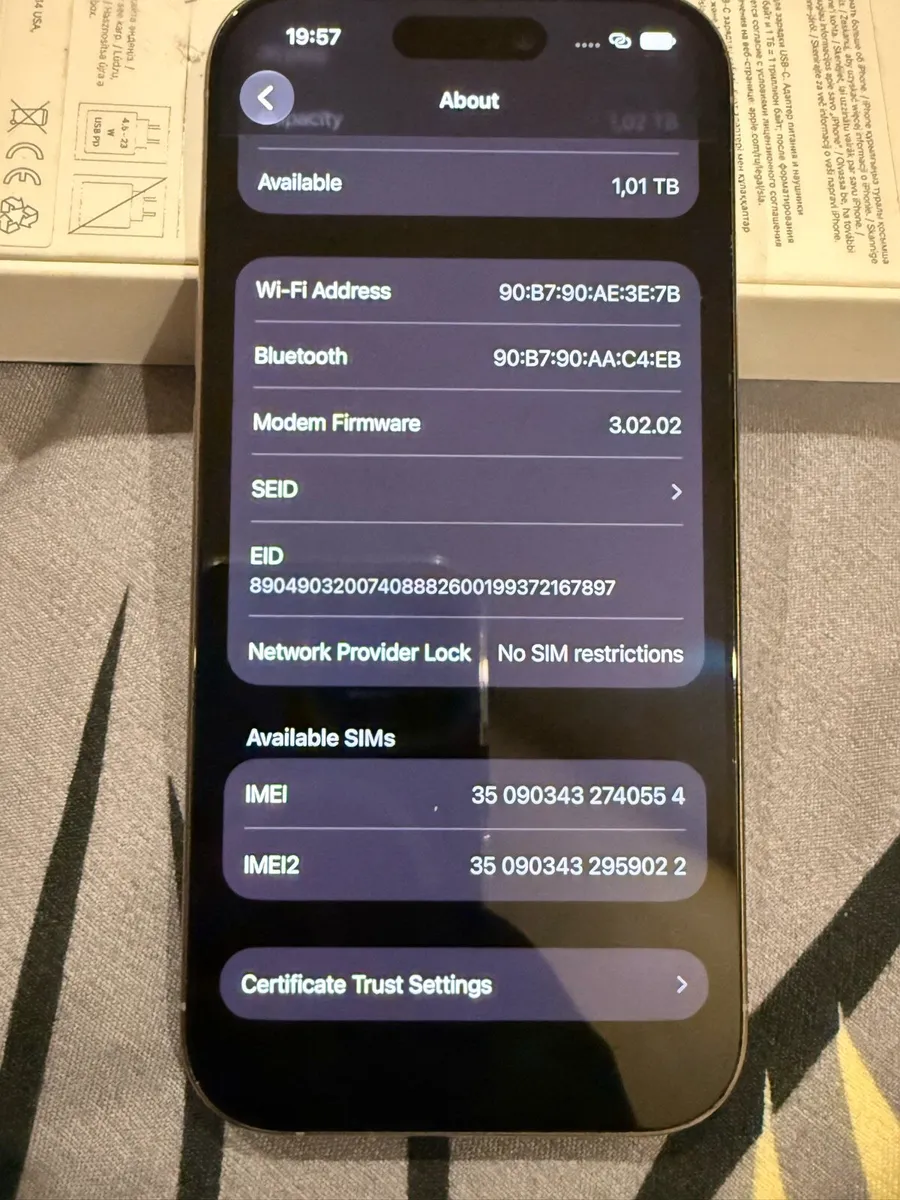 Iphone 16 Pro 1TB Irish Model fully Unlocked - Image 4