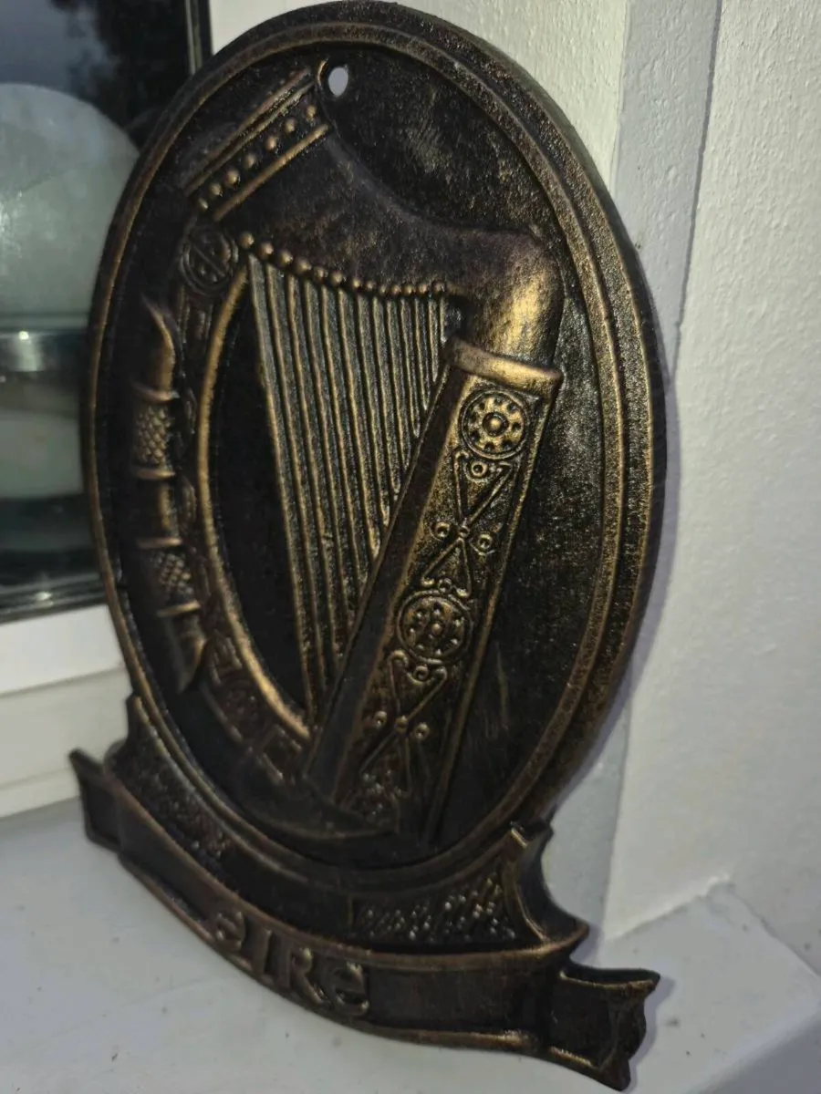 Eire harp cast iron sign - Image 2