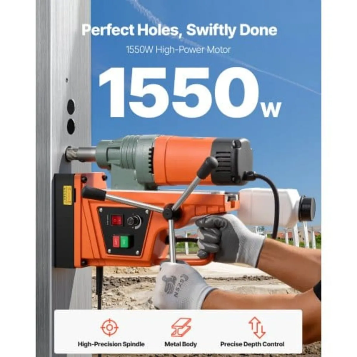 Magnetic Drill, 1550W Motor 50 mm Coring Diameter, - Image 3