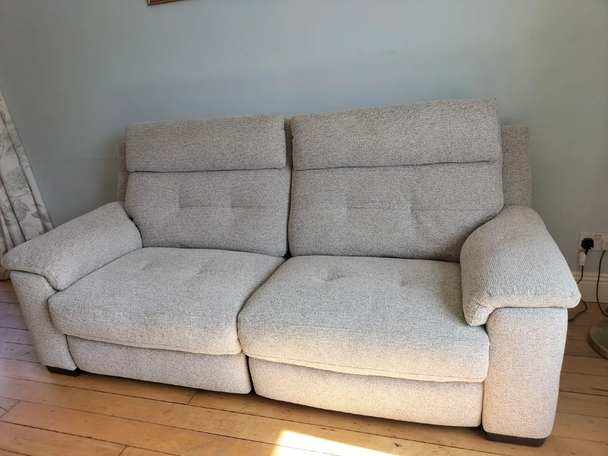 Reclining couch and chair - Image 4