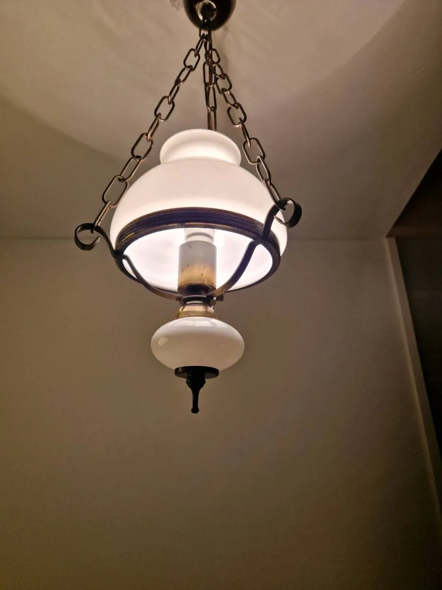 Vintage French Pendant light - Image 2