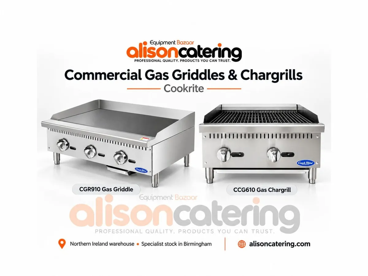 Commercial Gas Griddles & Chargrills - Image 1