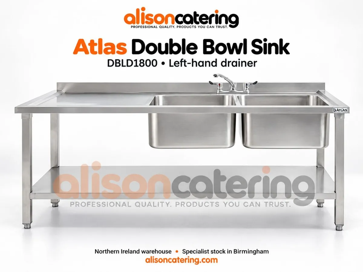 Stainless Steel Tables, Sinks & Shelving - Image 2
