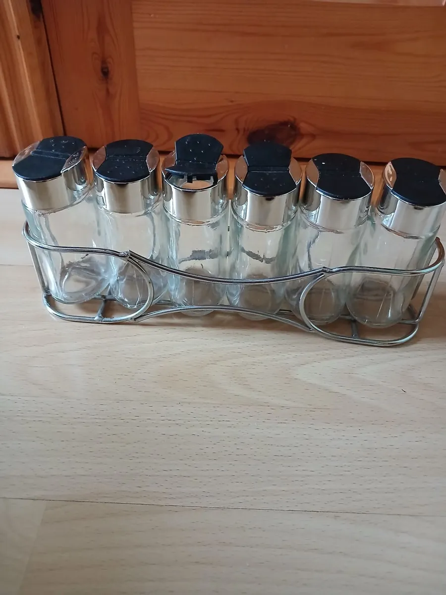 6 Glass Jars - Image 2