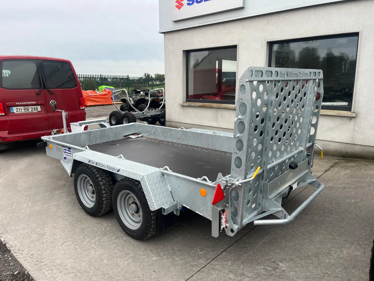 New Ifor Williams Plant Trailer 10' x 5'4" Beaver - Image 1