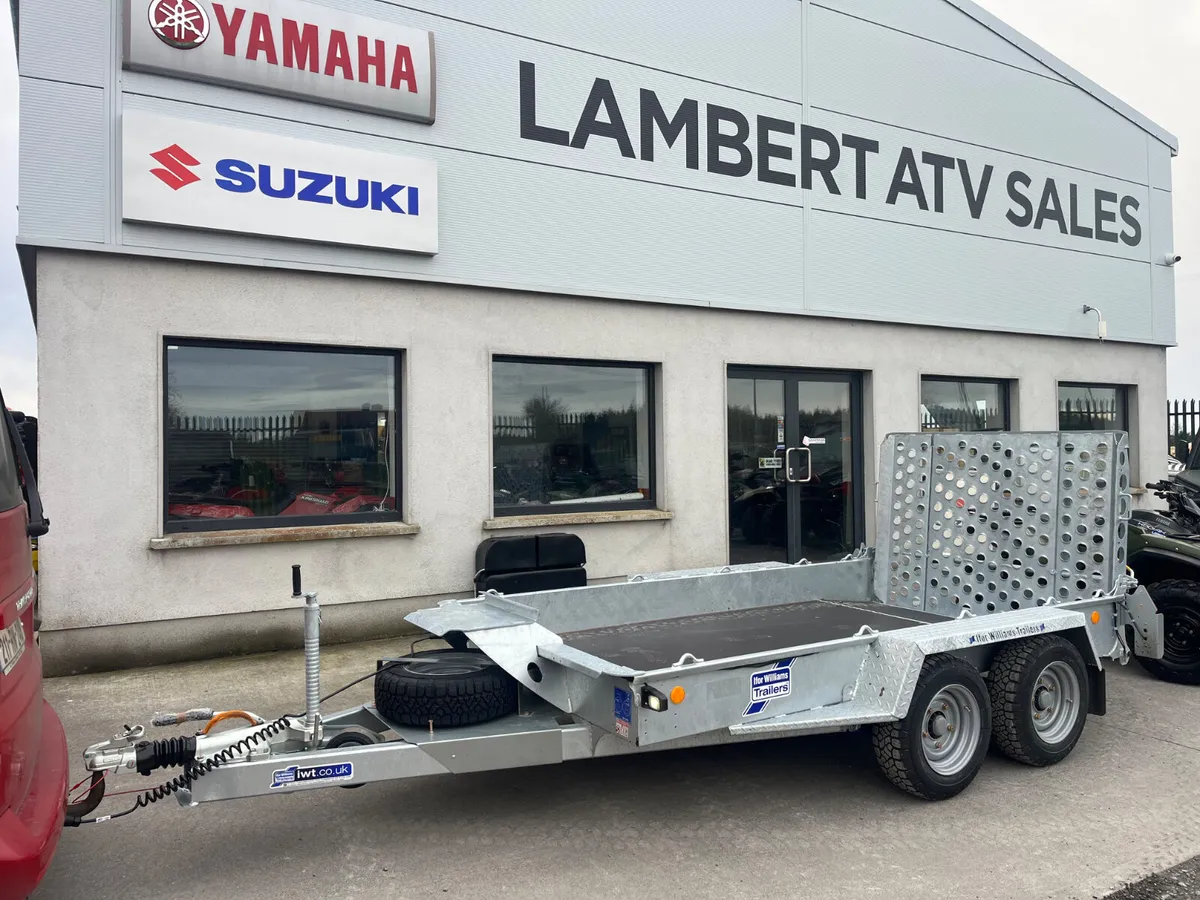 New Ifor Williams Plant Trailer 10' x 5'4" Beaver - Image 3